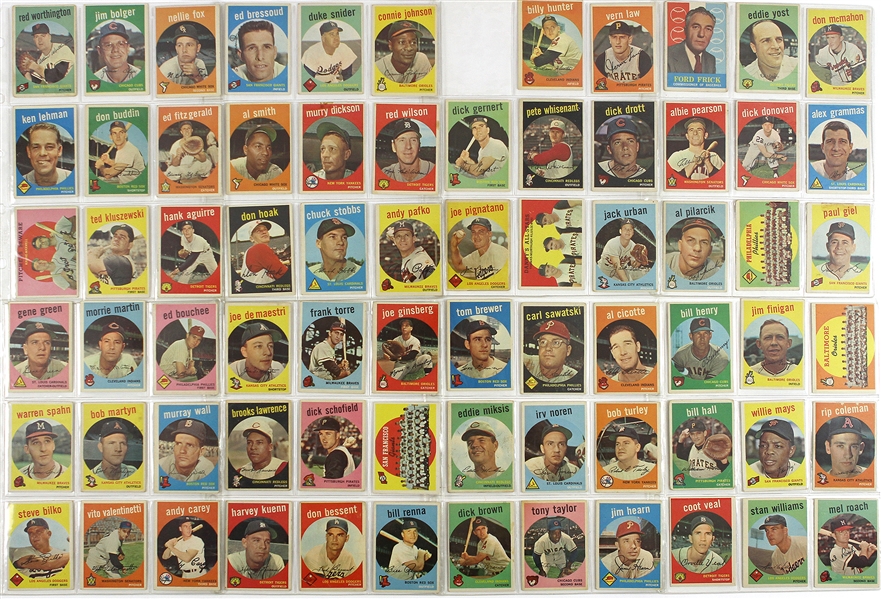 1959 Topps Near Complete Set (564/572)