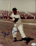 1949-56 New York Giants Monte Irvin Autographed 8x10 Color Photo (JSA)