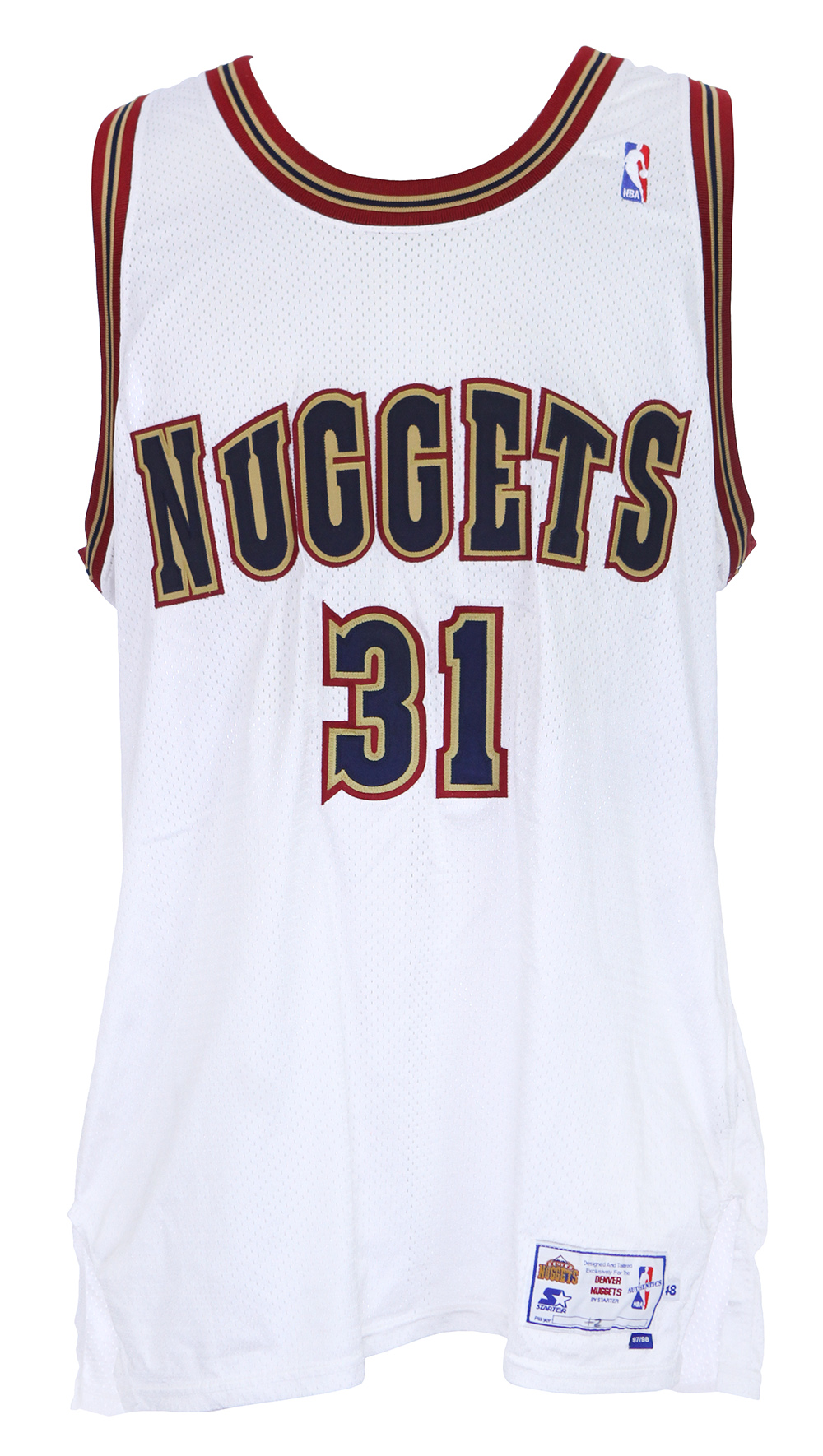 Nick Van Exel Denver Nuggets Game Worn 