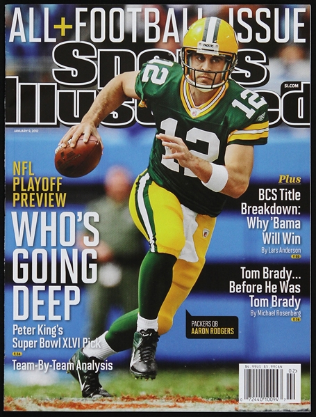 2012 Aaron Rodgers Green Bay Packers Sports Illustrated 