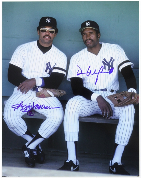 1980s Reggie Jackson & Dave Winfield New York Yankees Signed 11"x 14" Photo (JSA)