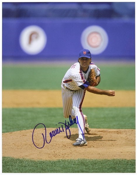 1983-1991 Ron Darling New York Mets Signed 11"x 14" Photo (JSA)