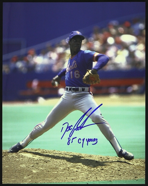 1984-1994 Dwight Gooden New York Mets Signed 11"x 14" Photo (JSA)