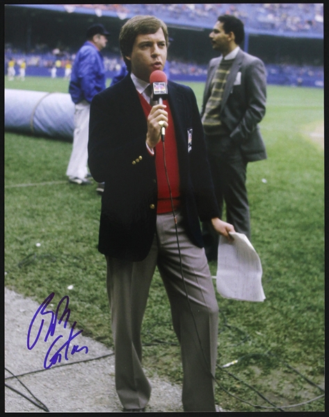 1980s Bob Costas Sportscaster Signed 11"x 14" Photo (JSA)