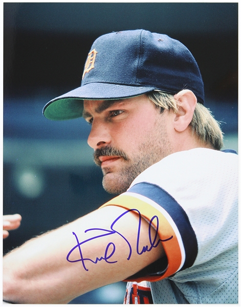 1979-1987 Kirk Gibson Detroit Tigers Signed 11"x 14" Photo (JSA)