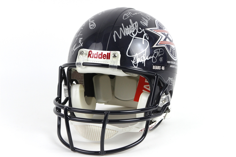 1985 Chicago Bears Super Bowl Champions Multi Signed Full Size Helmet w/ 30 Signatures Including Mike Ditka, Richard Dent, Jim McMahon, William Perry, Mike Singletary & More (JSA) 90/134