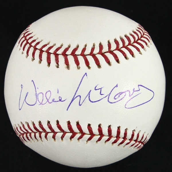 2000-2014 Willie McCovey San Francisco Giants Signed OML Selig Baseball (JSA)