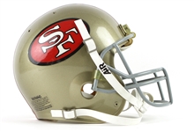 1990-91 San Francsico 49ers Game Worn Helmet Attributed to Jerry Rice (MEARS LOA/Dave Hahn Letter)
