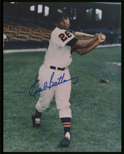 1955-60 Earl Battey Chicago White Sox Autographed 8x10 color Photo *JSA*