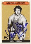 Ken Patera Wrestling Legend Signed LE Trading Card (JSA)