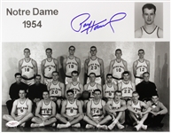 Paul Hornung Notre Dame Fighting Irish, Green Bay Packers Signed LE 11x14 B&W Photo (JSA)