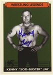 Kenny Sod-Buster Jay Wrestling Legend Signed LE Trading Card (JSA)