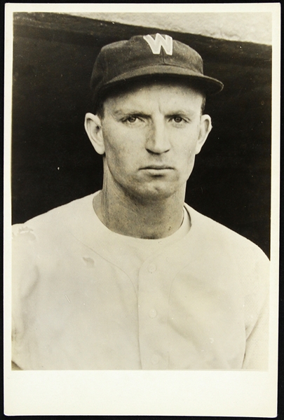 1937-40 Joe Krakauskas Washington Senators 4" x 6" Original Geo Burke Photograph