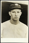 1937-40 Joe Krakauskas Washington Senators 4" x 6" Original Geo Burke Photograph