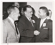 1957 Fred Haney / Walter OMalley / Roy Campanella Original 8"x 10" Photo