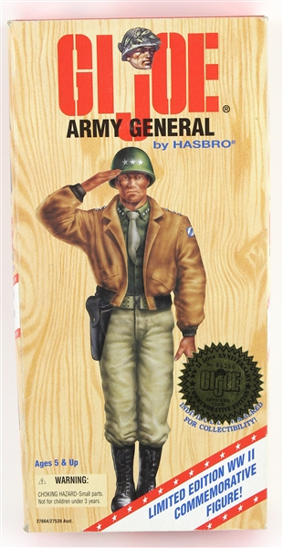 1996 G.I. Joe Hasbro Limited Edition WWII Commemorative Army General 12" Soldier  