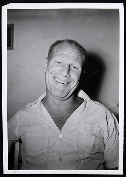 1956 Bill Veeck Chicago White Sox Original 5"x 7" Photo
