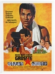1977 Muhammad Ali The Greatest 23"x 33" German Film Poster