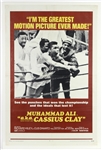 1970 Muhammad Ali a.k.a. Cassius Clay 27"x 41" Film Poster 