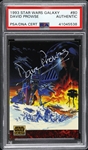 1993 David Prowse Star Wars Galaxy Signed Trading Card (PSA/DNA Slabbed)