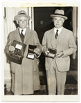 1933 Clark Griffith & John Heydler American and National League Presidents Original 7"x 9" Photo 