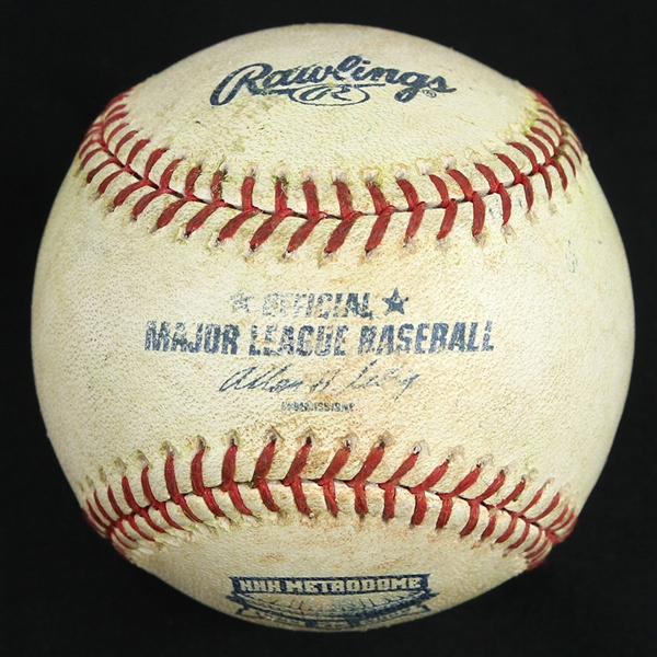 2009 Minnesota Twins Game Used OMLB Baseball (MEARS LOA)