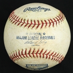2009 Minnesota Twins Game Used OMLB Baseball (MEARS LOA)