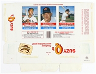 1976 Hank Aaron / Buddy Bell / Steve Braun Hostess Suzy Qs Player Cards 