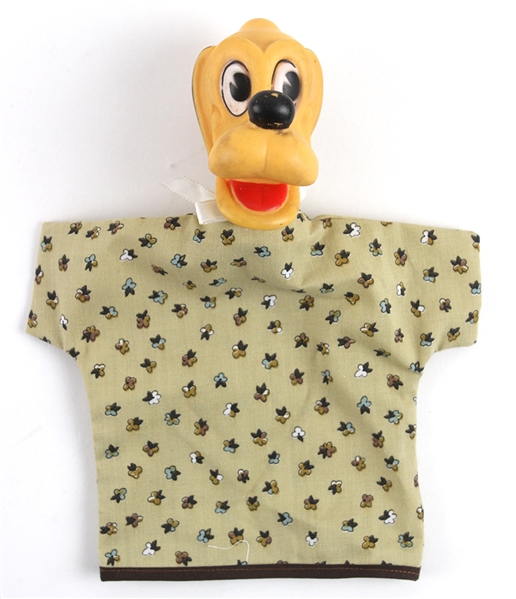1950s Pluto Walt Disney 10" Hand Puppet