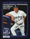 2014 Lou Piniella Seattle Mariners Signed Hall of Fame Induction Ceremony Program 