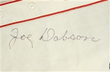 1960's Joe Dobson Boston Red Sox Signed Home Jersey (MEARS LOA/JSA)