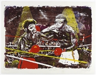 1978 Muhammad Ali vs Leon Spinks "The Fight" 20"x 26" Limited Edition Lithograph