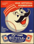1960 Cincinnati Reds Official Scorecard 