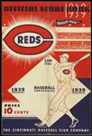 1939 Cincinnati Reds Official Score Book