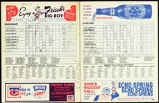1963 Cincinnati Reds Official Scorecard 