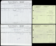 1973 Milwaukee Brewers Hillerich & Bradsby Co. Invoices 