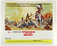 1967 Robert Shaw "Custer of the West" 22"x 28" Film Poster 