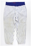 1987 Shawon Dunston Chicago Cubs Game Worn Home Uniform Pants (MEARS LOA)