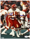 1977-87 Len Dawson Kansas City Chiefs Signed Autographed HOF 8 x 10 Photo *JSA*