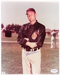 1941-1958 Bob Lemon Cleveland Indians Signed 8"x 10" Photo *JSA*