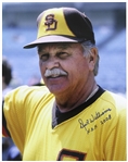 1982-1985 Dick Williams San Diego Padres Signed 11"x 14" Photo (JSA)