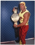 1980s-2000s Hulk Hogan World Wrestling Federation Signed 11"x 14" Photo (JSA)