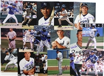 1970s-2000s Kansas City Royals Signed 8”x 10” Photos Including Willie Wilson, Gary Gaetti, Bob Melvin, and more (Lot of 90+)(JSA)