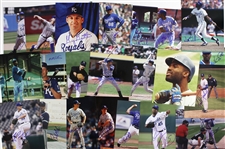 1970s-2000s Kansas City Royals Signed 8”x 10” Photos Including Willie Wilson, Gary Gaetti, Bob Melvin, and more (Lot of 90+)(JSA)