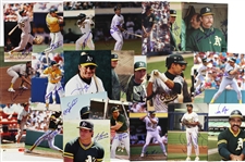 1980s-2000s Oakland A’s Signed 8”x 10”Photos Including Tony LaRussa, Rickey Henderson, Goose Gossage, and more (Lot of 85+)(JSA)