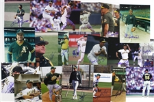 1980s-2000s Oakland A’s Signed 8”x 10”Photos Including Tony LaRussa, Rickey Henderson, Goose Gossage, and more (Lot of 85+)(JSA)