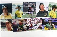 1980s-2000s Oakland A’s Signed 8”x 10”Photos Including Tony LaRussa, Rickey Henderson, Goose Gossage, and more (Lot of 85+)(JSA)