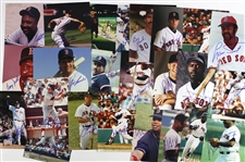 1980s-2000s Boston Red Sox Signed 8”x 10” Photos Including Jerry Reed, Bill Buckner, Jose Canseco, and more (Lot of 45+)(JSA)