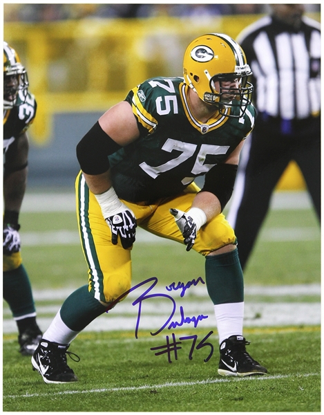 2000s Bryan Bulaga Green Bay Packers Signed 11"x 14" Photo (JSA)