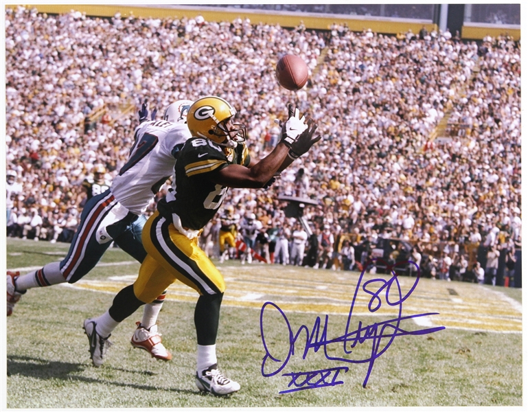 1996-1998 Derrick Mayes Green Bay Packers Signed 11"x 14" Photo (JSA)